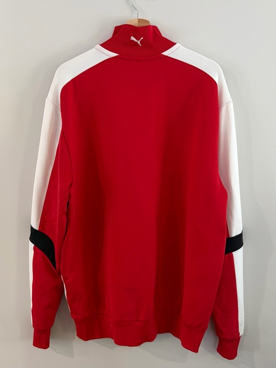 Puma x Scuderia Ferrari Red & White Racing Quarter-Zip Pullover - Picture 3 of 3